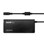 Carregador de laptop Aisens ASLC-90WAUTO-BK/ 90 W/ Automático/ 12 conectores/ Voltagem 15-20 V/ 1 USB QC3.0