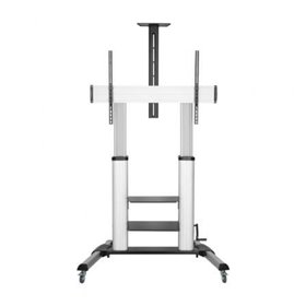 Suporte de chão inclinável Aisens FT100TE-125 com rodas e manivela para TVs de 60 a 100"/até 100 kg