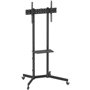 Suporte de chão inclinável Aisens FT70TE-333 com rodas para TVs de 37" a 70"/até 45 kg