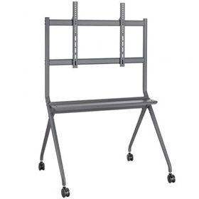 Suporte de chão com rodas Aisens FT86FE-143 para TV ou monitor interativo de 50" a 86"/ até 120 kg