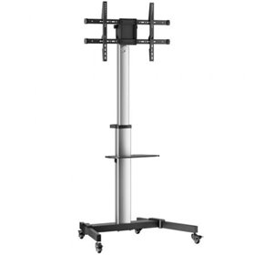 Suporte de chão inclinável Aisens FT86TRE-197 com rodas para TVs de 37 a 86 polegadas/até 50 kg