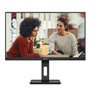 Monitor multimídia AOC 24E3QAF Full HD de 23,8", altura ajustável, preto