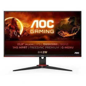 Monitor Gamer AOC 24G2SPAE/BK 23,8"/ Full HD/ 1ms/ 165Hz/ IPS/ Multimídia/ Preto