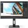 Monitor profissional AOC 27P2Q de 27" / Full HD / Multimídia / Altura ajustável / Preto