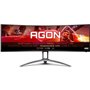 Monitor gamer curvo ultrapanorâmico AOC Agon AG493UCX2 de 48,8"/ Dual QHD/ 1 ms/ 165 Hz/ VA/ Multimídia/ Preto
