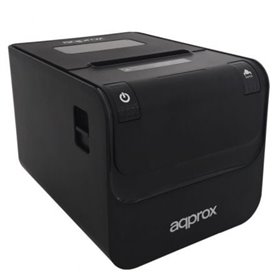 Impressora de bilhetes Approx appPOS80USB+WIFI/ Térmica/ Largura do papel 80 e 58 mm/ USB-WiFi-RJ11/ Preta