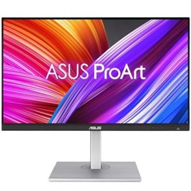Monitor multimídia profissional Asus ProArt Display PA278CGV 27" QHD, altura ajustável, preto e prata