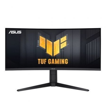 Monitor gamer curvo Asus TUF Gaming VG34VQEL1A de 34"/ UWQHD/ 1 ms/ 100 Hz/ VA/ Multimídia/ Preto