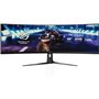 Monitor gamer ultrapanorâmico curvo Asus Rog Strix XG49VQ de 49"/ Dual FHD/ 4 ms/ 144 Hz/ VA/ Multimídia/ Preto