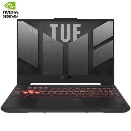 Notebook Gamer Asus TUF Gaming A15 TUF507NVR-LP047 Ryzen 7 7435HS/ 32GB/ 1TB SSD/ GeForce RTX 4060/ 15.6"/ Sem Sistema Operacion