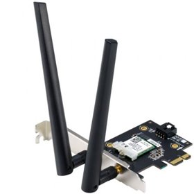 Placa de rede sem fio PCI Express Asus PCE-AXE5400/ 5400Mbps/ 2,4/5/6GHz
