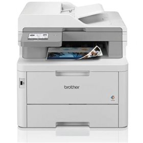 Impressora multifuncional a laser colorida Brother MFC-L8340CDW WiFi/Fax/Duplex/Branca