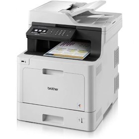 Impressora multifuncional a laser colorida Brother MFC-L8690CDW WiFi/Fax/Duplex/Branca