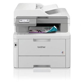 Impressora multifuncional a laser colorida LED Brother MFC-L8390CDW WiFi/Fax/Duplex/Branca