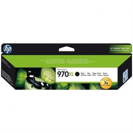 Cartucho de tinta original HP nº 970 XL de alta capacidade/preto