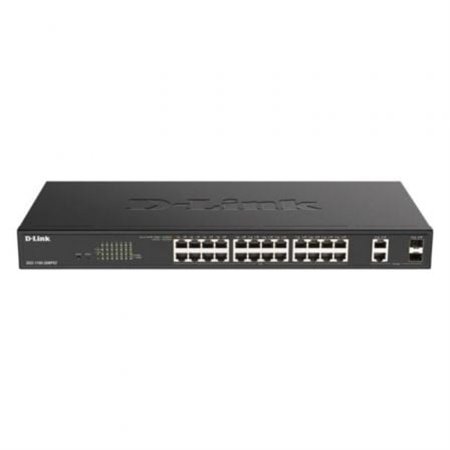 Switch Gerenciável D-Link DGS-1100-26MPV2 26 Portas/ RJ-45 10/100/1000/ SFP/ PoE