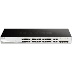 Switch Gerenciável D-Link DGS-1210-24/ 24 Portas/ RJ-45 10/100/1000/ SFP