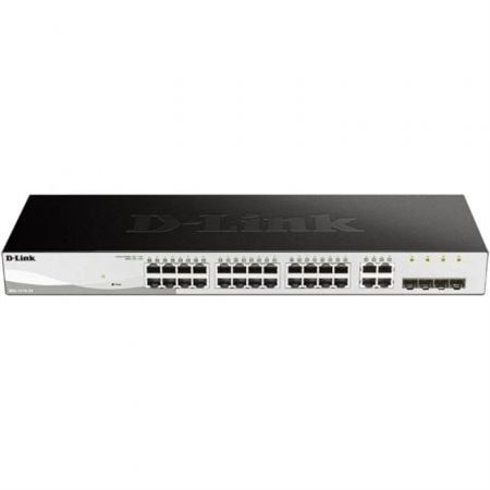 Switch Gerenciável D-Link DGS-1210-24/ 24 Portas/ RJ-45 10/100/1000/ SFP
