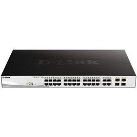 Switch Gerenciável D-Link DGS-1210-24P 24 Portas/ RJ-45 10/100/1000/ PoE/ SFP