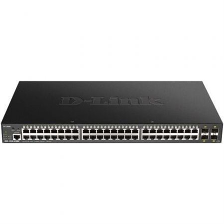 Switch Gerenciado Inteligente D-Link DGS-1250-52XMP 52 Portas/RJ-45 10/100/1000 PoE/SFP