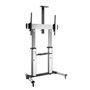 Suporte de chão inclinável Fonestar STS-40106P com rodas para TVs de 60 a 100 polegadas/até 100 kg