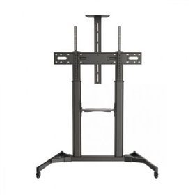 Suporte de chão ajustável/inclinável Fonestar STS-42106N com rodas para TVs de 60 a 100 polegadas/até 100 kg