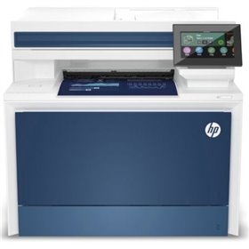 Impressora multifuncional a laser colorida HP LaserJet Pro 4302fdw/WiFi/Fax/Duplex/ADF/Branca e Azul
