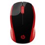 Mouse sem fio HP 200/ 1000 DPI/ Vermelho Imperial