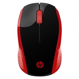 Mouse sem fio HP 200/ 1000 DPI/ Vermelho Imperial