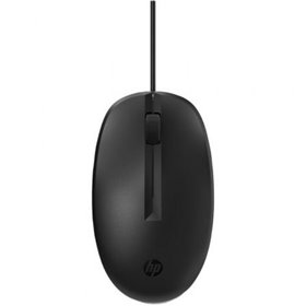 Mouse HP 125/ Até 1200 DPI/ Preto/ Formato OEM