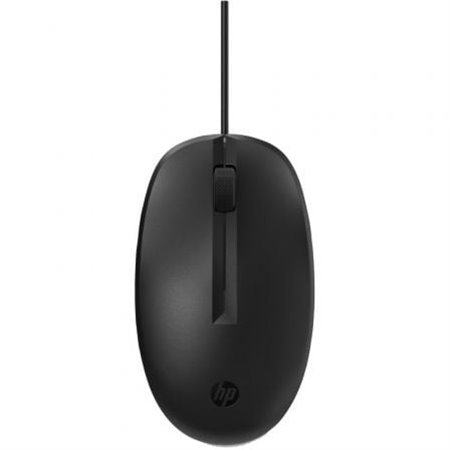 Mouse HP 125/ Até 1200 DPI/ Preto/ Formato OEM
