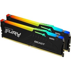 Memória RAM Kingston FURY Beast RGB 2 x 16 GB/ DDR5/ 6000 MHz/ 1,4 V/ CL30/ DIMM