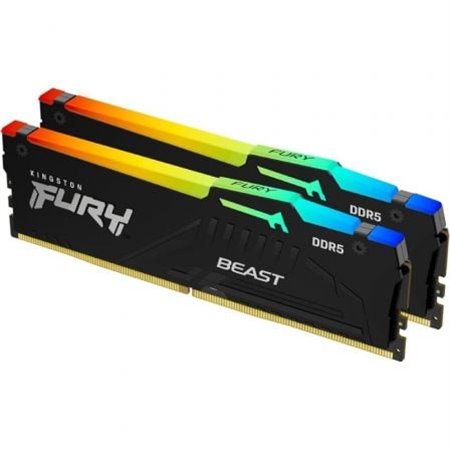 Memória RAM Kingston FURY Beast RGB 2 x 16 GB/ DDR5/ 6000 MHz/ 1,4 V/ CL30/ DIMM