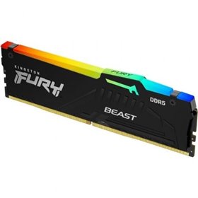 Kingston FURY Beast RGB 16 GB/ DDR5/ 6000 MHz/ 1,4 V/ CL30/ Memória RAM DIMM