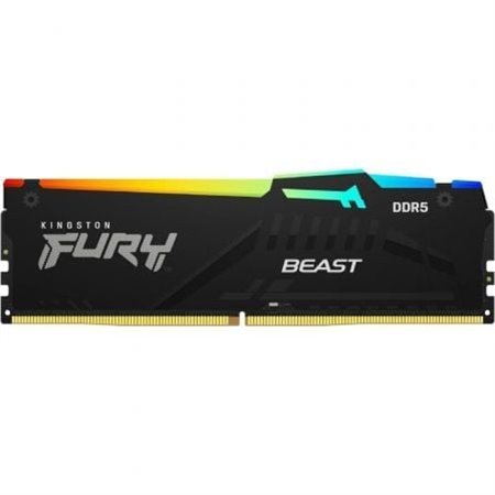 Kingston FURY Beast RGB 16 GB/ DDR5/ 6000 MHz/ 1,35 V/ CL36/ Memória RAM DIMM