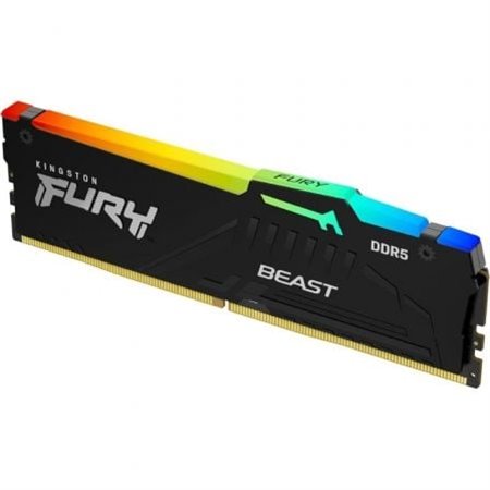 Kingston FURY Beast RGB 16 GB/ DDR5/ 6400 MHz/ 1,4 V/ CL32/ Memória RAM DIMM