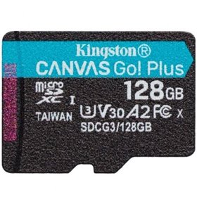 Cartão de memória Kingston CANVAS Go! Plus microSD XC de 128 GB/Classe 10/170 MB
