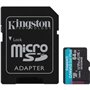 Cartão de memória Kingston CANVAS Go! Plus microSD XC de 64 GB com adaptador/Classe 10/170 MB