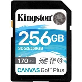 Kingston Canvas Go! Plus 256 GB SD XC/ Classe 10/ Cartão de Memória 170 MB