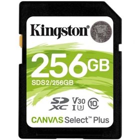 Cartão de memória Kingston CANVAS Select Plus 256 GB SD XC/ Classe 10/ 100 MB