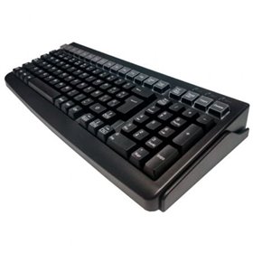 Teclado POS reduzido Mustek MKB-800M com tarja magnética/preto