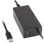 Carregador de laptop NGS W-65W TIPO C/ 65 W/ Automático/ Voltagem 12-20 V/ 1 USB