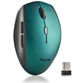Mouse sem fio NGS Bee Blue/ Até 1600 DPI/ Azul