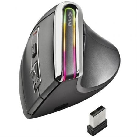 Mouse ergonômico sem fio Bluetooth NGS Evo Karma/ Bateria recarregável/ Até 3200 DPI