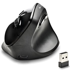 Mouse ergonômico sem fio NGS EVO Moksha/ Bateria recarregável/ Até 2400 DPI