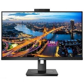 Philips 242B1H Monitor Profissional de 23,8"/ Full HD/ Webcam/ Multimídia/ Altura Ajustável/ Preto