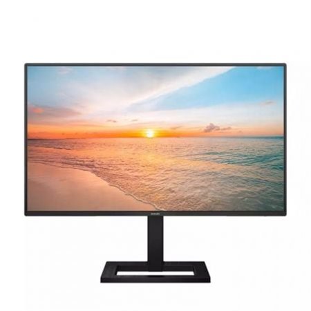 Monitor profissional Philips 24E1N1300AE de 23,8" / Full HD / Multimídia / Altura ajustável / Preto