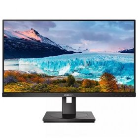 Monitor profissional Philips S-Line 272S1AE de 27" / Full HD / Multimídia / Altura ajustável / Preto