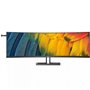Monitor profissional ultra-amplo curvo Philips 45B1U6900C de 44,5"/ QHD duplo/ Multimídia/ Altura ajustável/ Preto