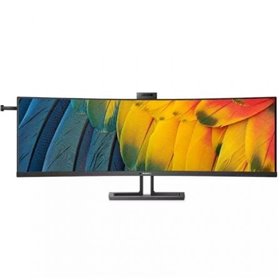 Philips 45B1U6900CH Monitor profissional curvo de ultradesempenho de 44,5"/ QHD duplo/ Webcam/ Multimídia/ Altura ajustável/ Pre